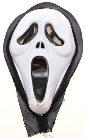 Halloween/Fastelavn Maske (Scream)