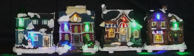 Jule hus med led lys