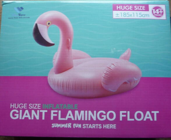 Kæmpe Flamingo Badedyr